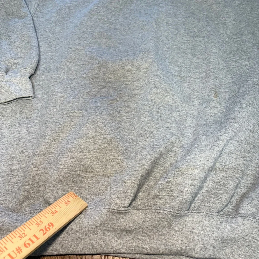 USA Olympics Sweatshirt Mens XL Gray Crewneck Gildan Heavy Blend American Flag - Picture 11 of 11